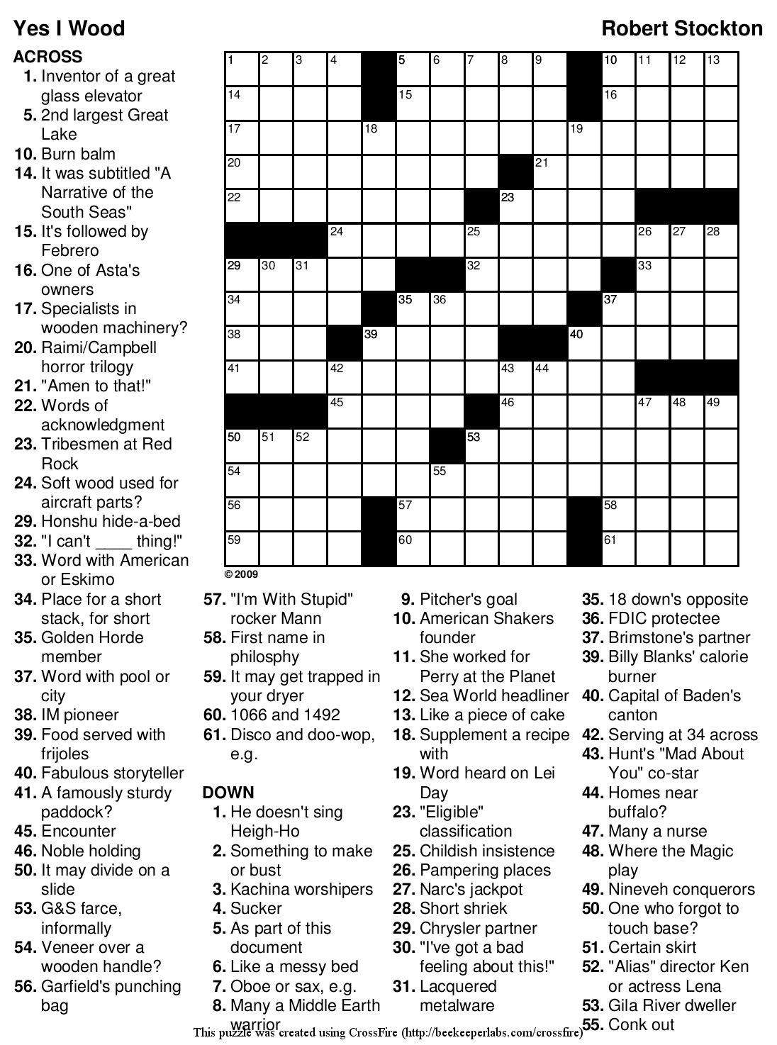 Car Crossword Puzzles Printable Sally Crossword Puzzles