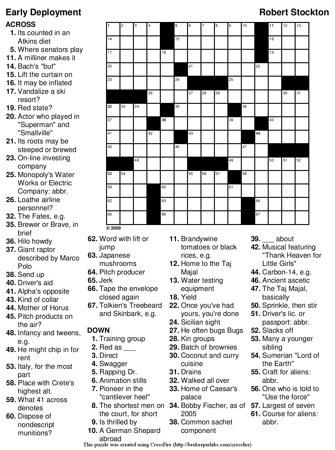 Printable Birthday Crossword Puzzles Printable Crossword Puzzles 