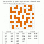 Printable Cross Number Puzzle Printable Crossword Puzzles