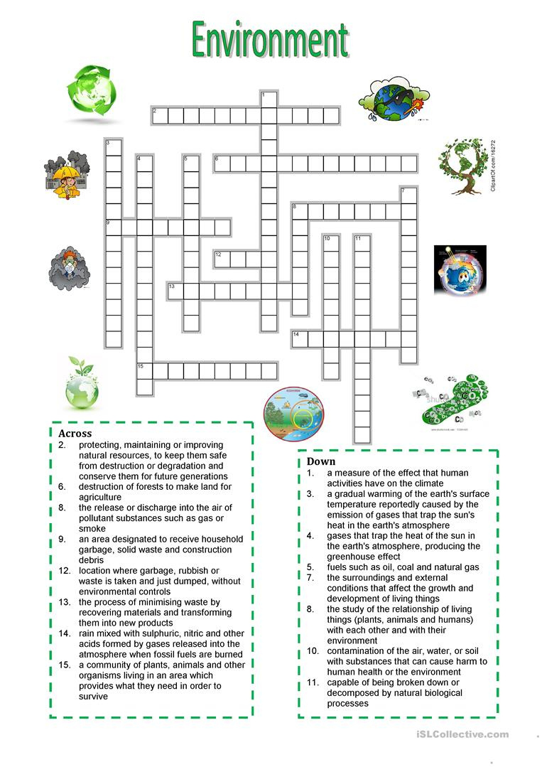 Printable Crossword Puzzle For Esl Students Printable Crossword Puzzles