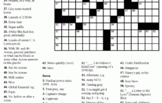 Printable Crossword Puzzle Movies Printable Crossword Puzzles