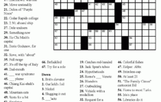 Printable Crossword Puzzles Boston Herald Printable Crossword Puzzles