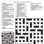 Printable Crossword Puzzles By Eugene Sheffer Printable Crossword Puzzles