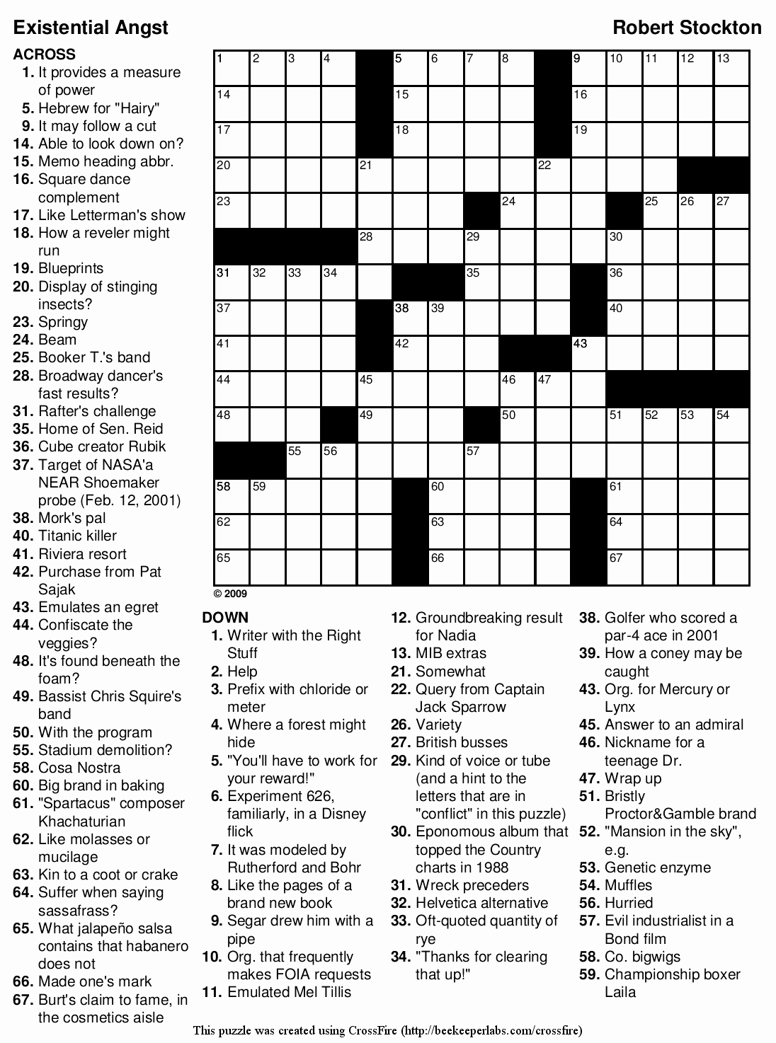 Printable Crossword Puzzles By Jacqueline Mathews Printable Crossword 