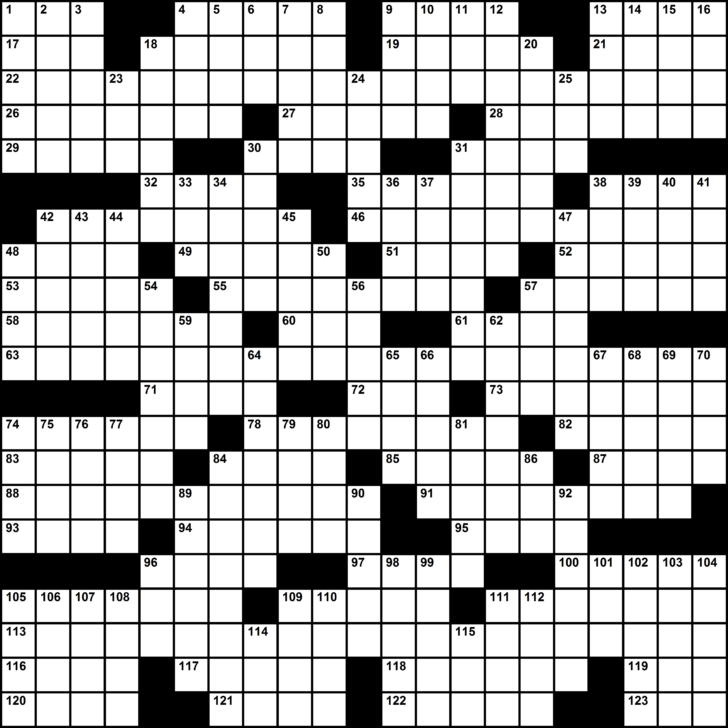 Printable Crosswords Edited By Timothy Parker