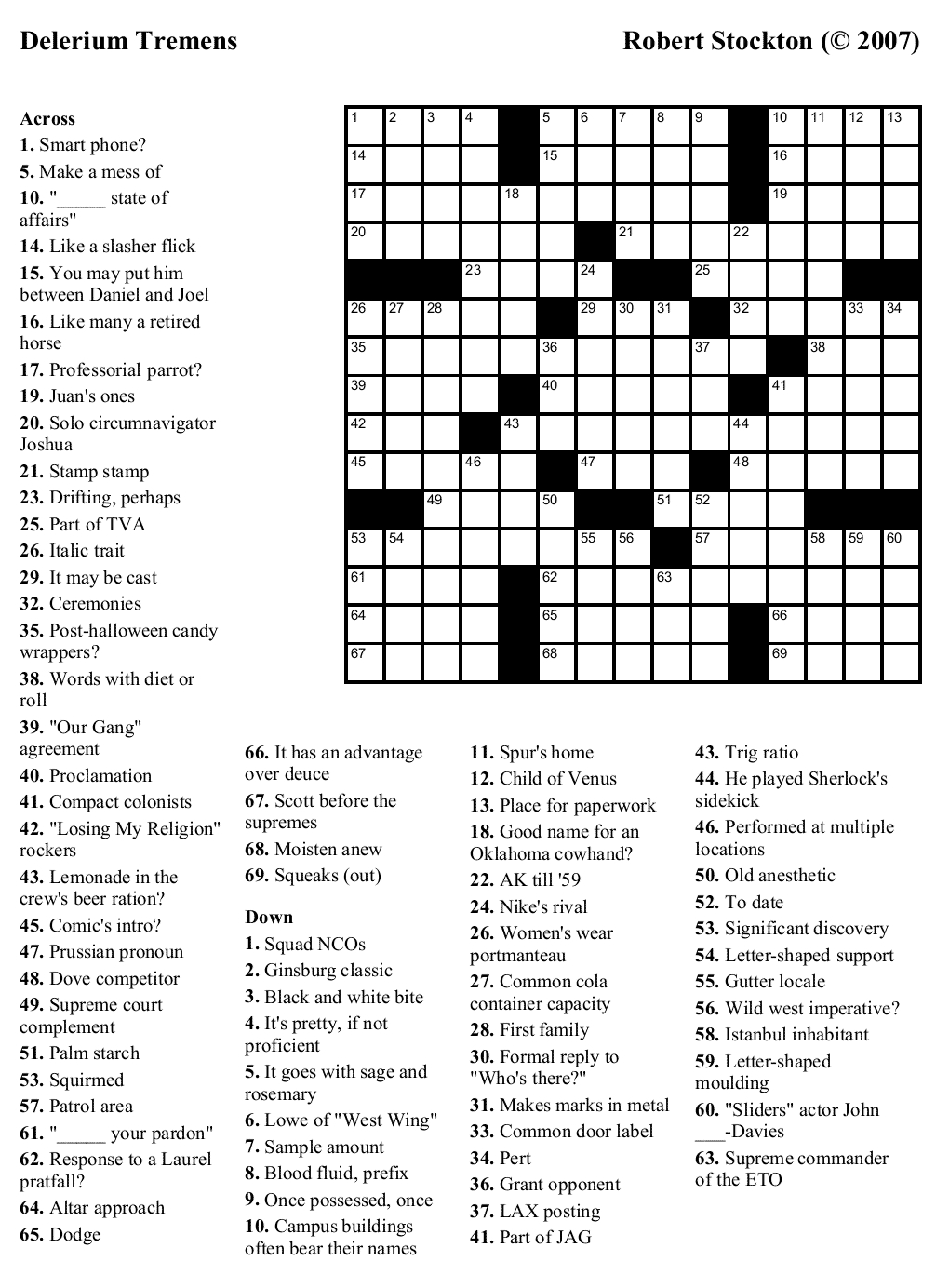 Printable Crossword Puzzles For 9 Year Olds Printable Crossword Puzzles