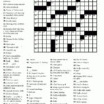 Printable Crossword Puzzles For Adults Easy In 2020 Printable