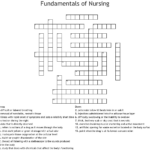 Printable Crossword Puzzles For Nurses Printable Crossword Puzzles