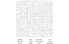 Printable Crossword Puzzles On Anger Management Printable Crossword