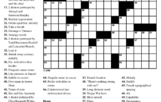Printable Crosswords For 15 Year Olds Printable Crossword Puzzles