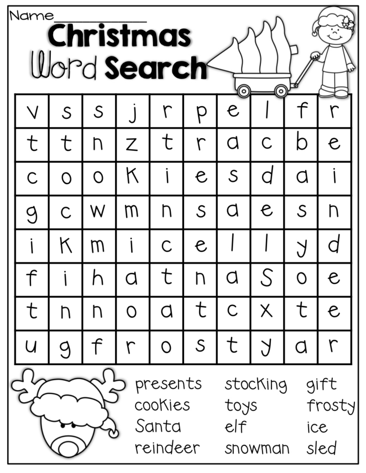 First-Grade Crossword Puzzles Printable