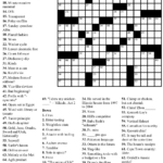Printable Crosswords For 9 Year Olds Printable Crossword Puzzles