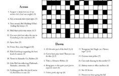 Printable Cryptic Crossword Printable Crossword Puzzles