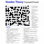 Printable Math Puzzle 6Th Grade Printable Crossword Puzzles