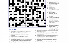 Printable Math Puzzle 6Th Grade Printable Crossword Puzzles