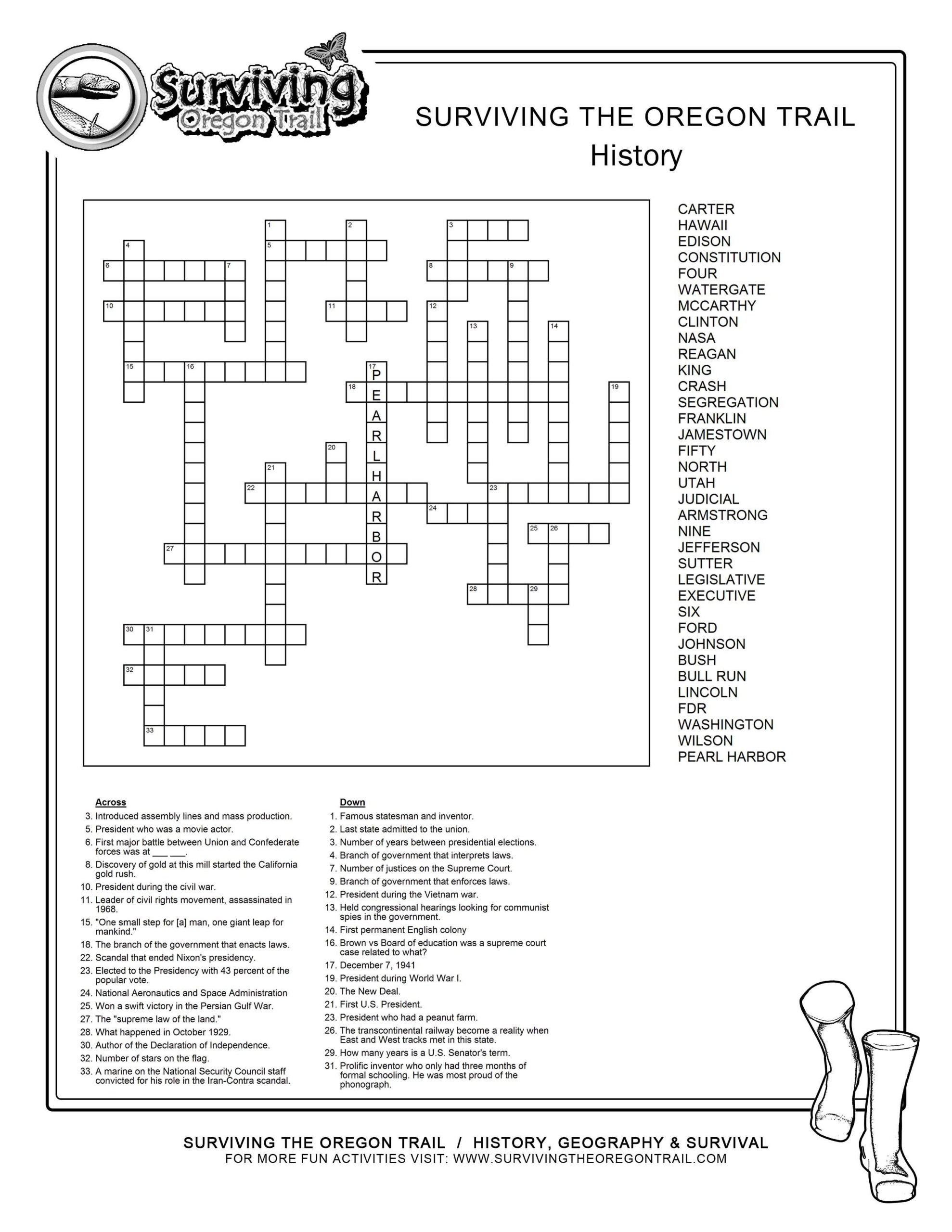 Printable Russian Crosswords Printable Crossword Puzzles