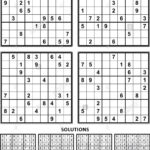 Printable Sudoku And Answers Sudoku Printable