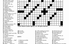 Printable Sunday Crossword Puzzles Printable Crossword Puzzles