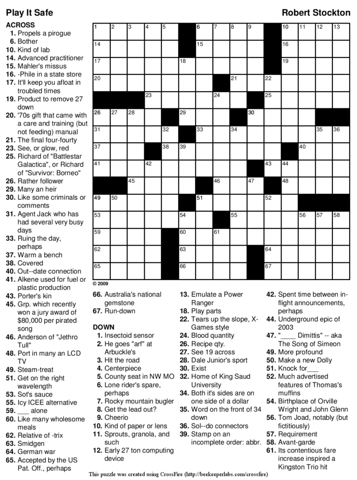 Crossword Puzzles Printable Tagalog
