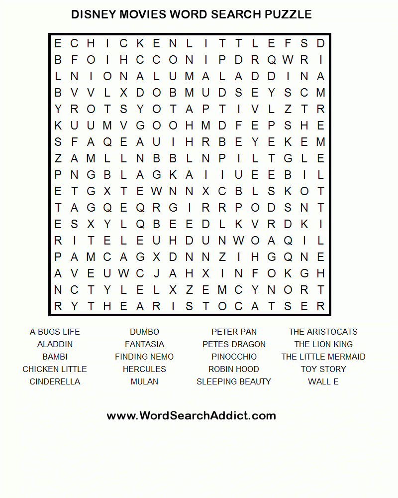 Printable Word Puzzles For 7 Year Olds Printable Crossword Puzzles