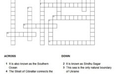 Puzzle On Oceans And Seas