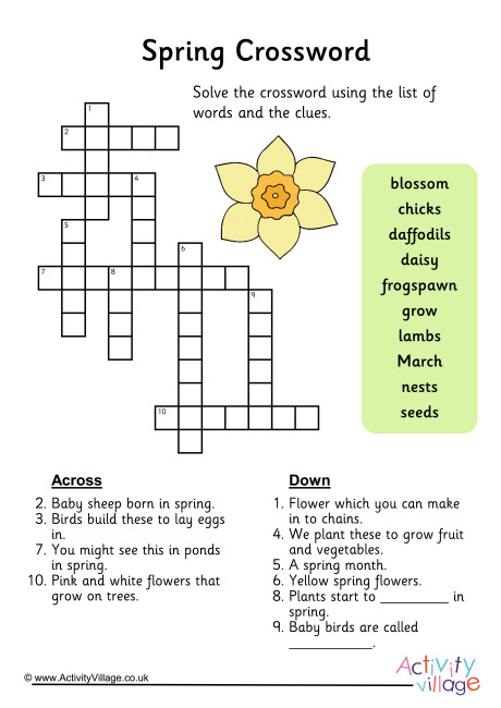 Spring Crossword