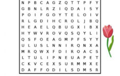 Spring Flowers Crossword Worksheets 99Worksheets