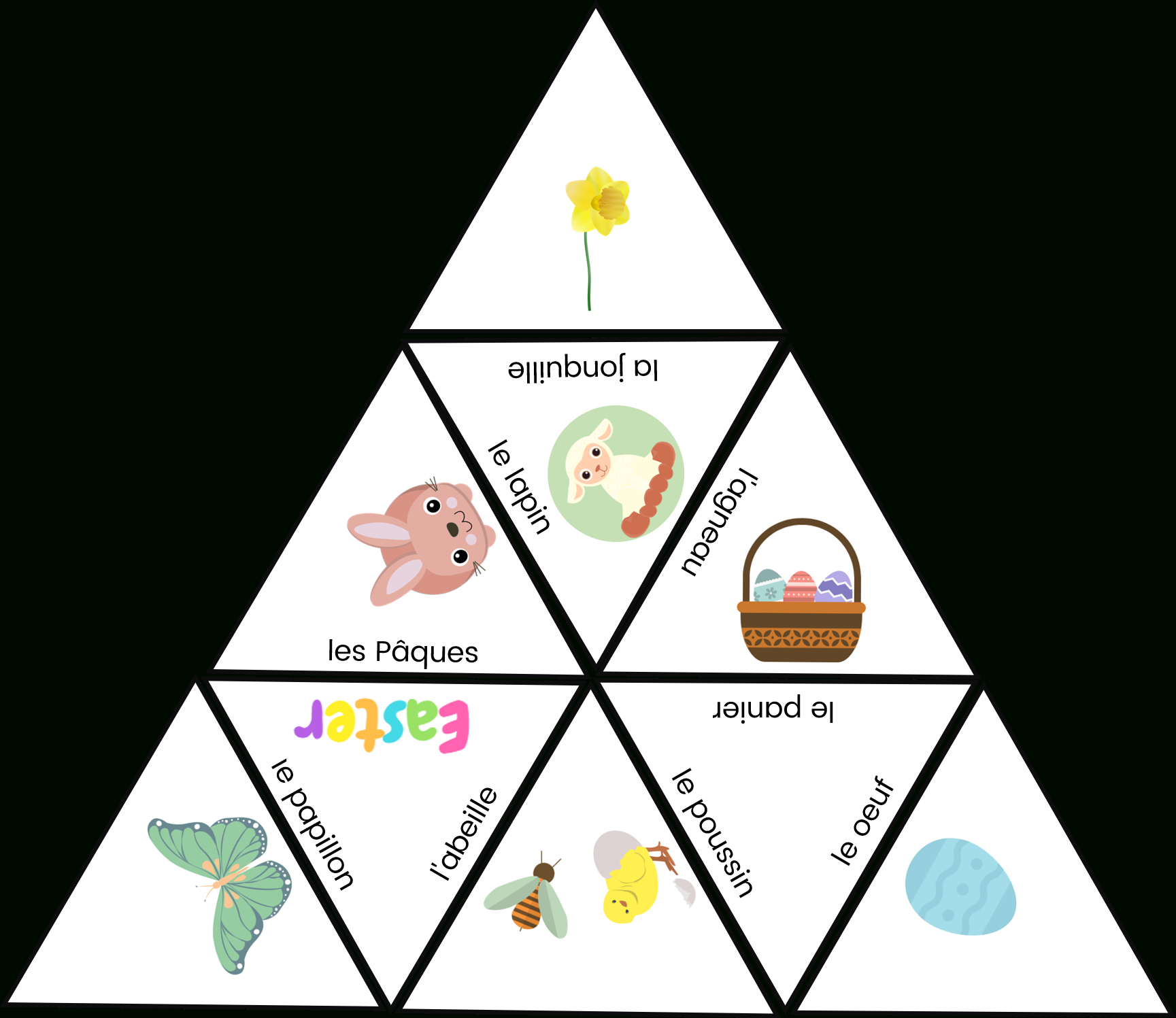 Spring Language Learning Resources Languagenut Printable Tarsia 