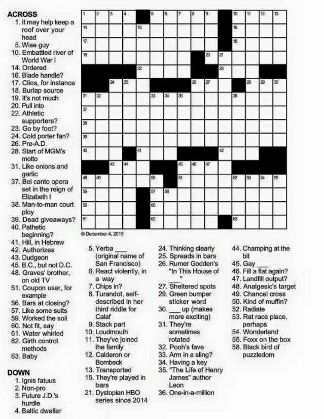 Printable Crossword Puzzles Kansas City Star Sally Crossword Puzzles