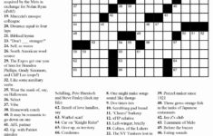 Star Magazine Crossword Puzzles Printable Printable Crossword Puzzles