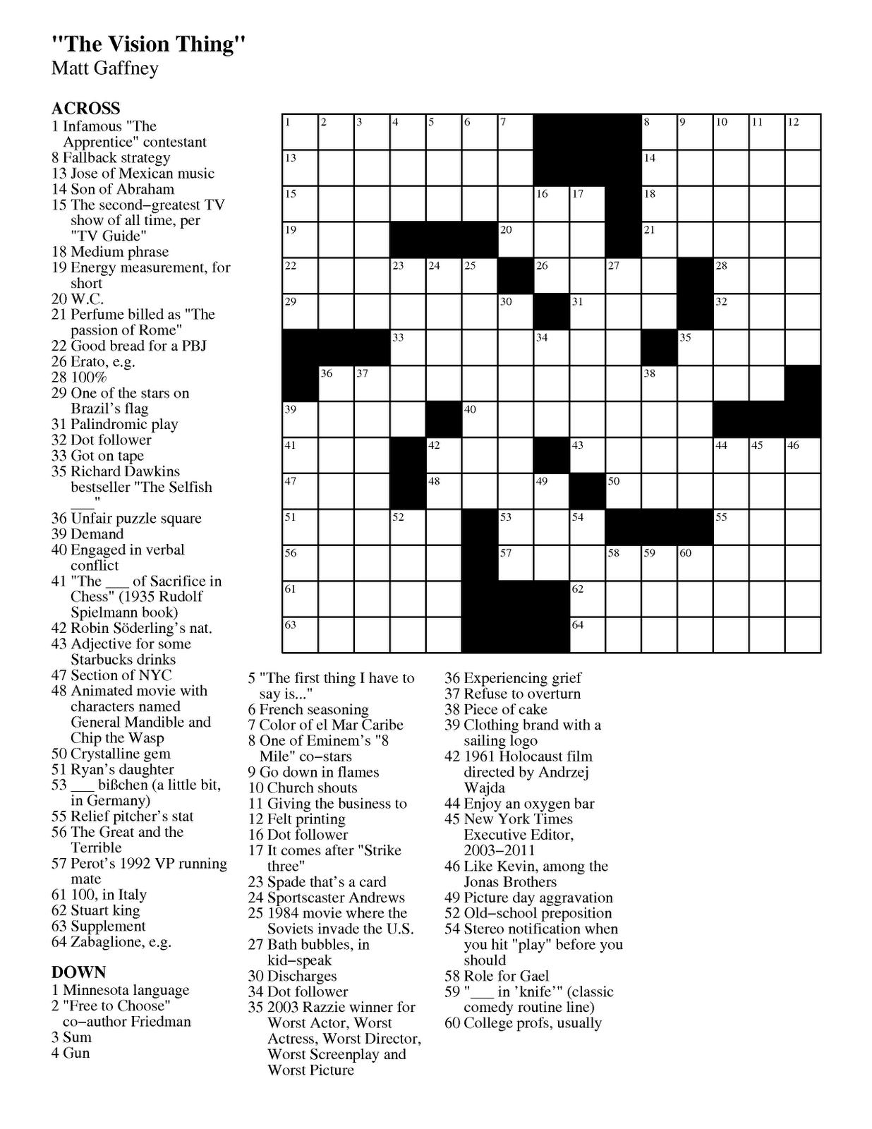 Star Tribune Crossword Puzzle Printable Printable Crossword Puzzles