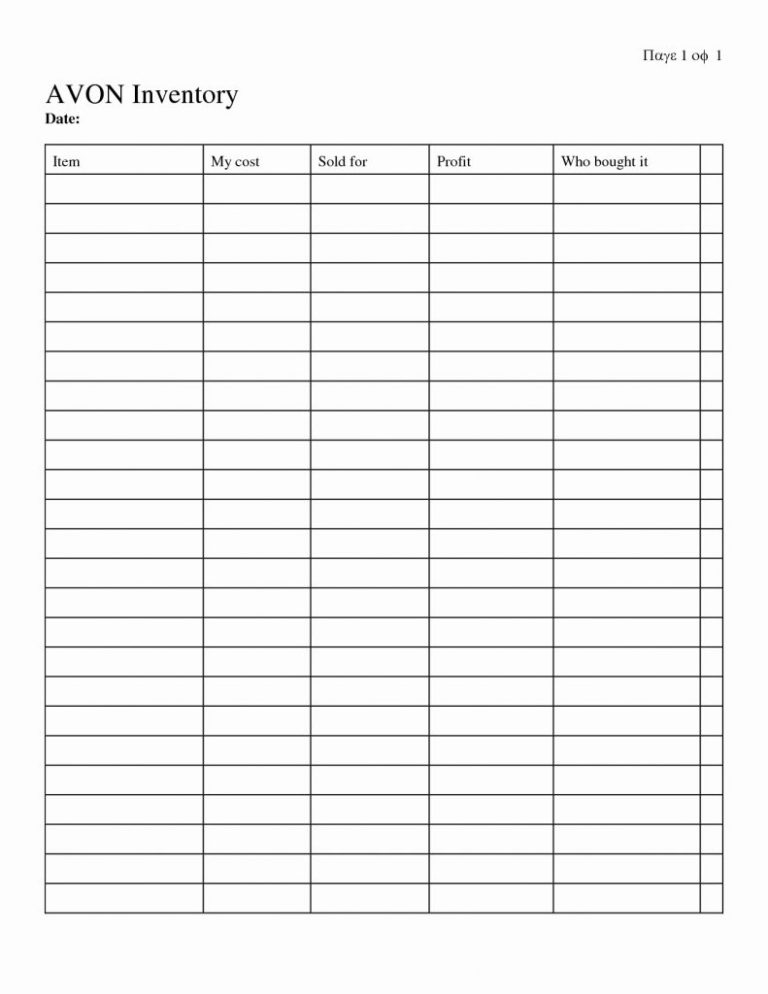 Stocktake Template Spreadsheet Free Intended For Printable Inventory 