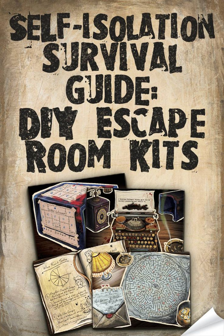 Survive Self isolation With A Printable Escape Room Game Escape Room 