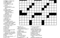 The Best Eugene Sheffer Crossword Printable Aubrey Blog