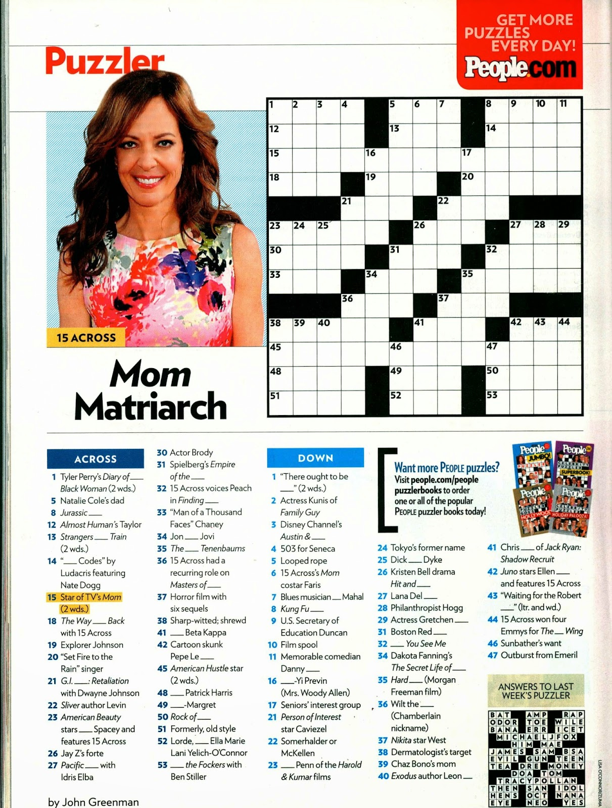 Top Star Magazine Crossword Puzzles Printable Mitchell Blog