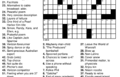 Tv Show Crossword Puzzles Printable Printable Crossword Puzzles