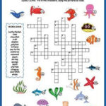 World Oceans Day Activity Under The Sea Crossword Puzzle Summer
