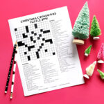 Christmas Crossword Puzzle 2018   Karen Kavett Intended For Christmas Decorations Crossword Puzzles Answer Key