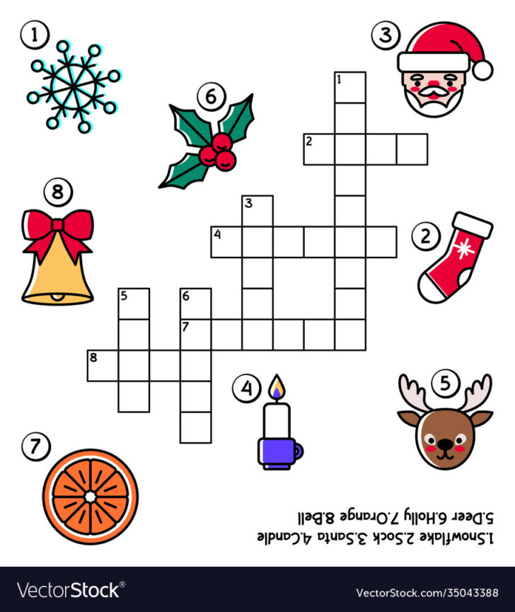 Christmas Crossword Puzzles Education Com