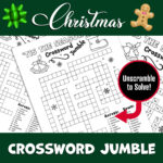 Christmas Crossword Word Puzzle | Word Scramble | Word Game Inside Christmas Crossword Puzzles Games