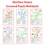 Christmas Holiday Science Crossword Puzzle Worksheets Bundle Throughout Education Com Christmas Crossword Puzzles