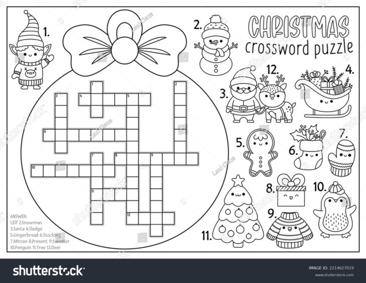 Christmas Trivia Crossword Puzzles