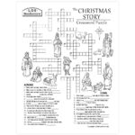 Christmas Story Crossword Puzzle   Printable In Christmas Crossword Puzzles To Print