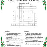 Christmas Trivia Crossword   Etsy Regarding Christmas Trivia Crossword Puzzles