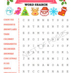 Christmas Word Puzzle Printables For Kids   Nest Of Posies Pertaining To Free Christmas Crossword Puzzles For Elementary Students