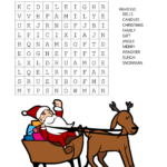 Christmas Word Search (Free Printable Pdf Puzzles) – Diy Projects In Large Print Christmas Crossword Puzzles