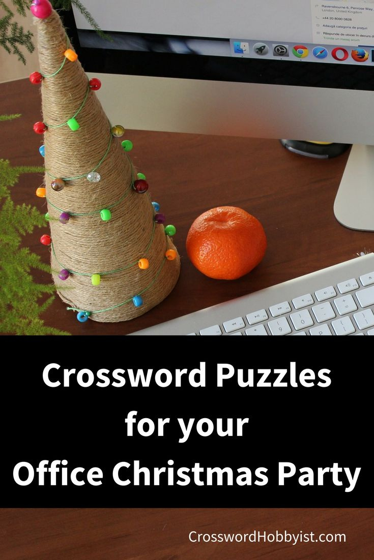 Crossword Puzzles For Your Office Christmas Party in Christmas Party Crossword Puzzles