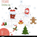 Easy Crossword Puzzle 'Christmas Day', For Children In Elementary For Easy Christmas Crossword Puzzles With Answers