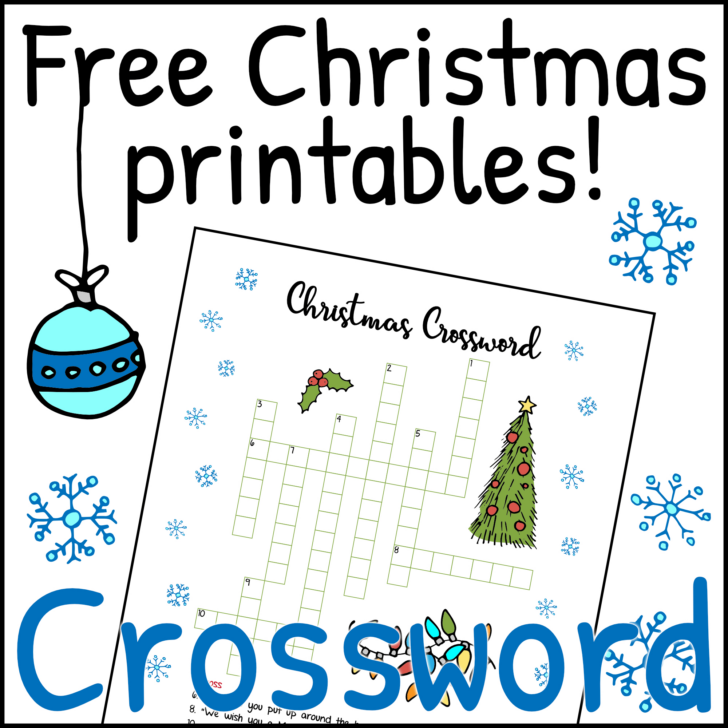 Online Christmas Crossword Puzzles For Adults