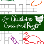 Printable Christmas Crossword Puzzle With Key Regarding Large Print Christmas Crossword Puzzles